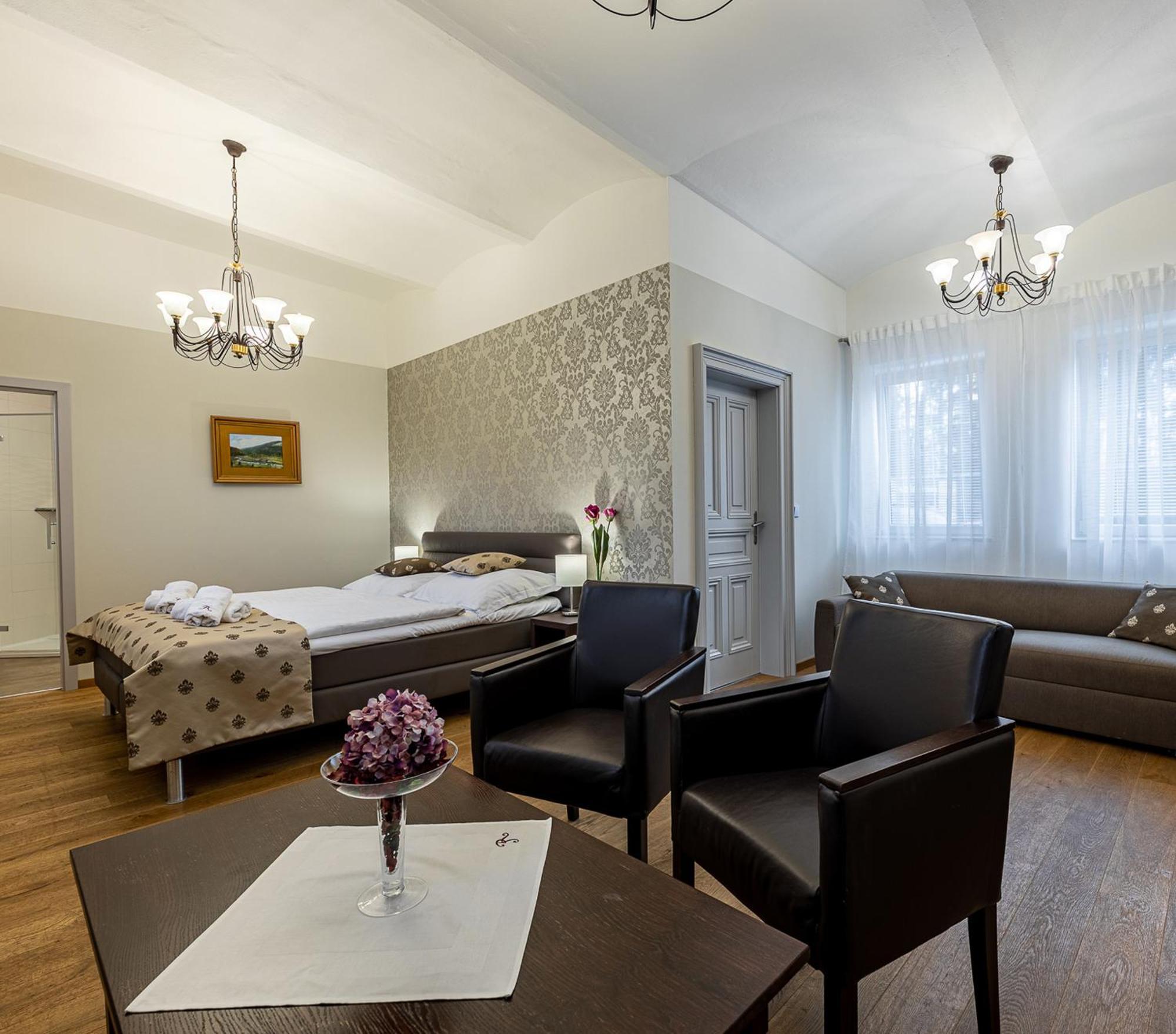 Wellness&Spa hotel Villa Regenhart Jeseník Exteriör bild